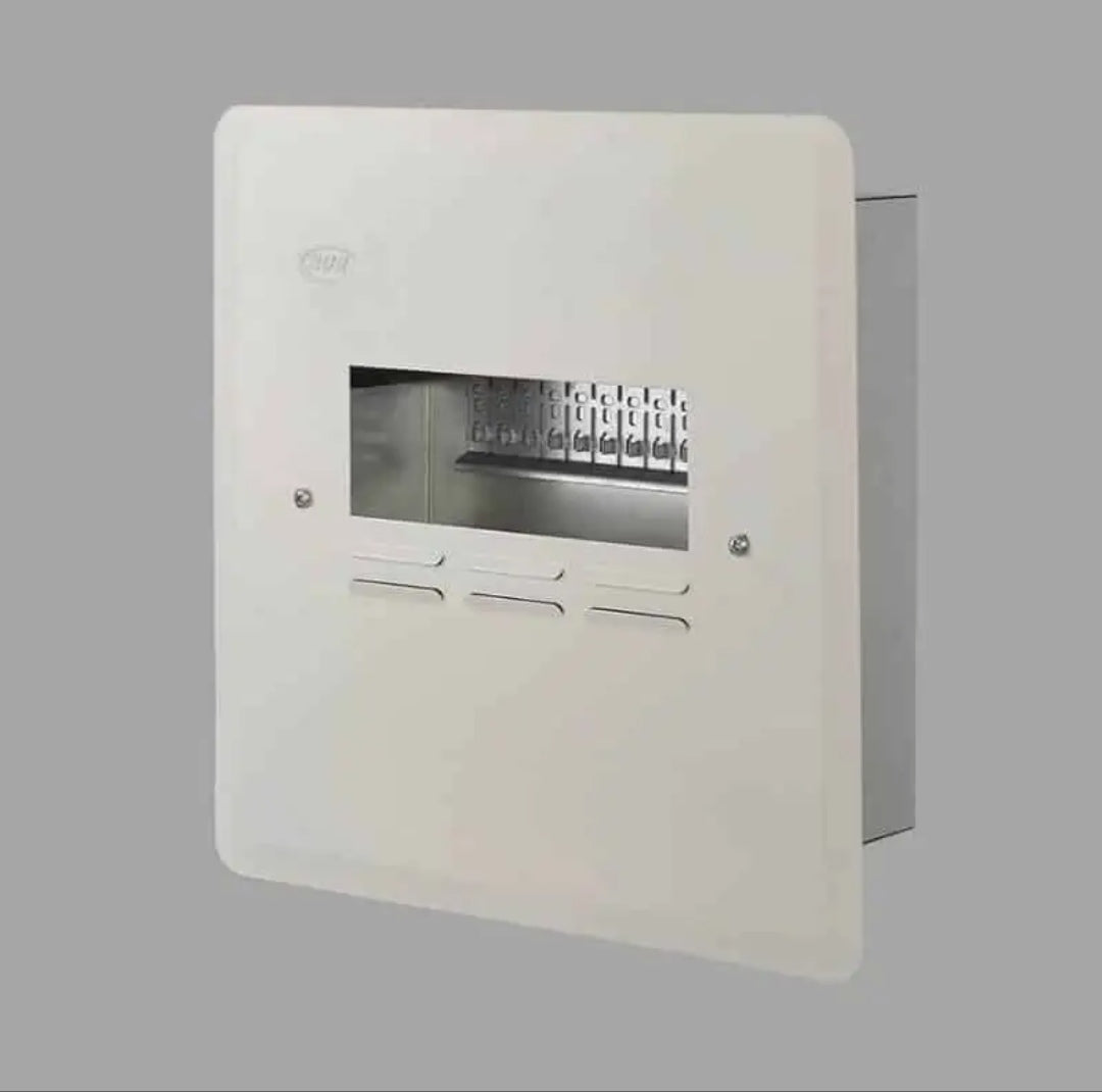 NUR Mini Rail Flush 12 Way Distribution Board