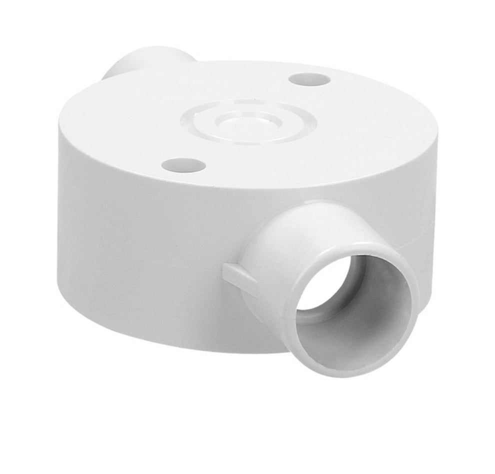 PVC Round Box 2 Way 20mm – Electrical Junxion