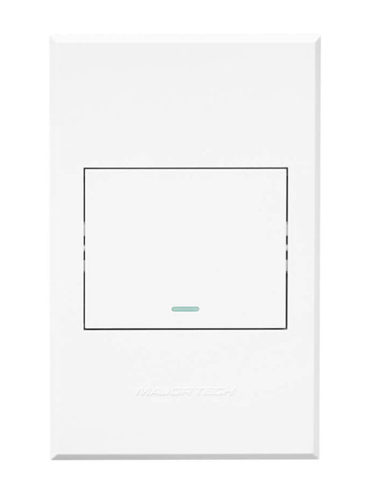 Veti 3 White 1 Lever 1 Way Switch 4x2