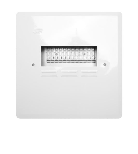 NUR Mini Rail Flush 12 Way Distribution Board