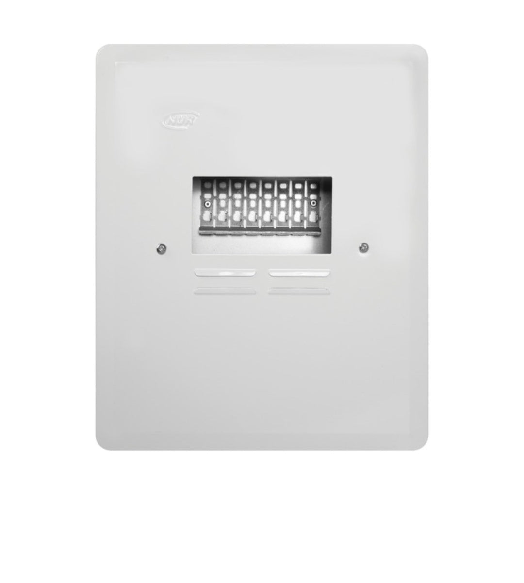 NUR Mini Rail Flush 8 Way Distribution Board