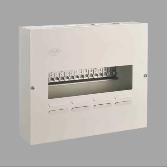 NUR Mini Rail 16 Way Surface Distribution Board