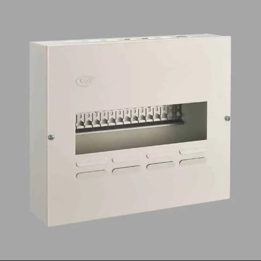 NUR Mini Rail 20 Way Surface Distribution Board