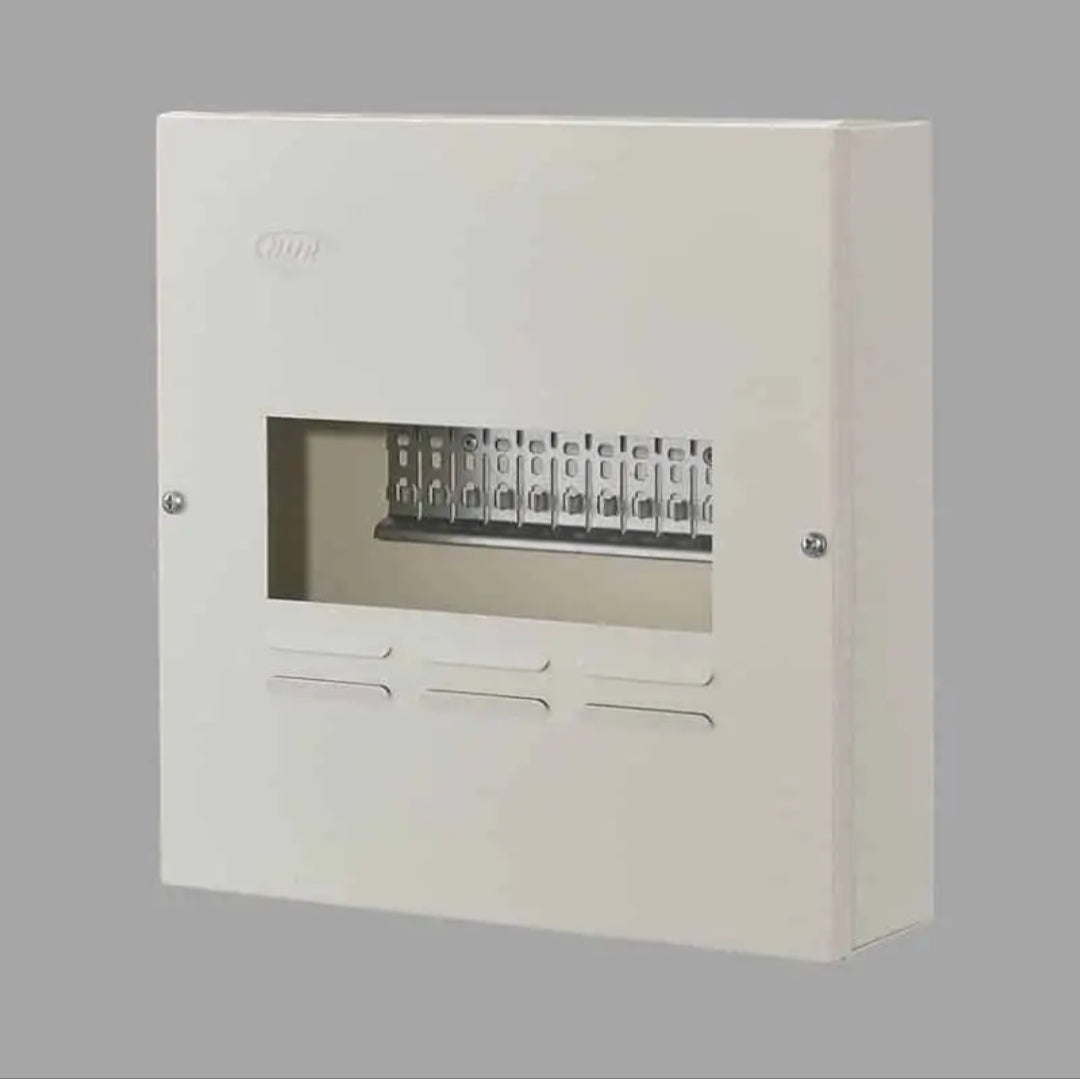 NUR Mini Rail 8 Way Surface Distribution Board