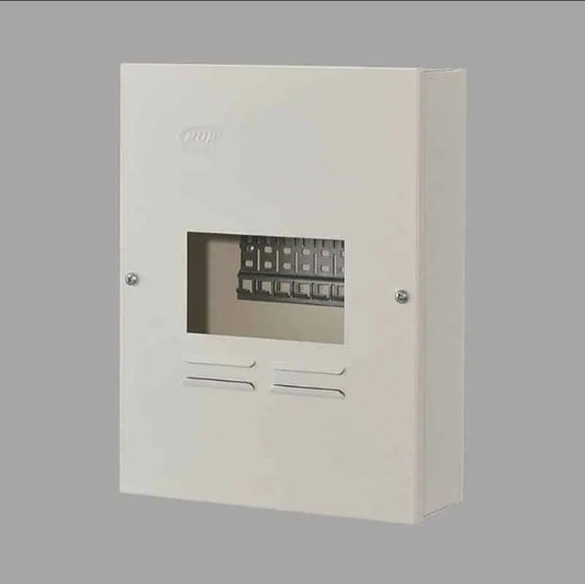 NUR Mini Rail 6 Way Surface Distribution Board